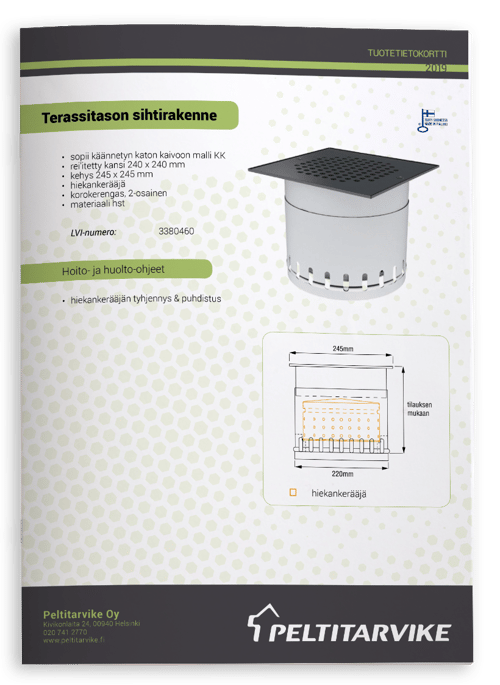 Peltitarvike-Terassitason-sihtirakenne