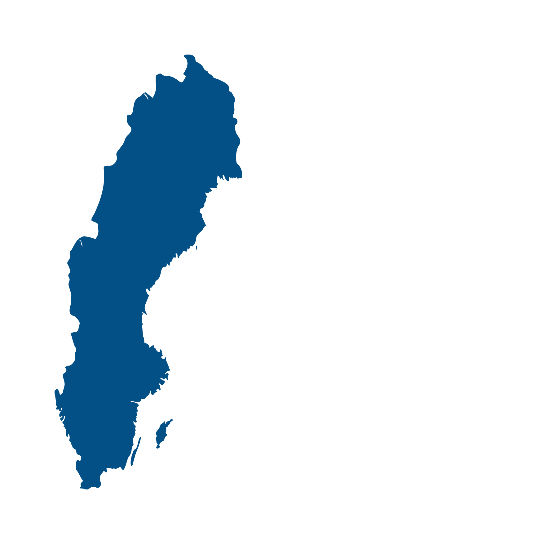 Sweden map