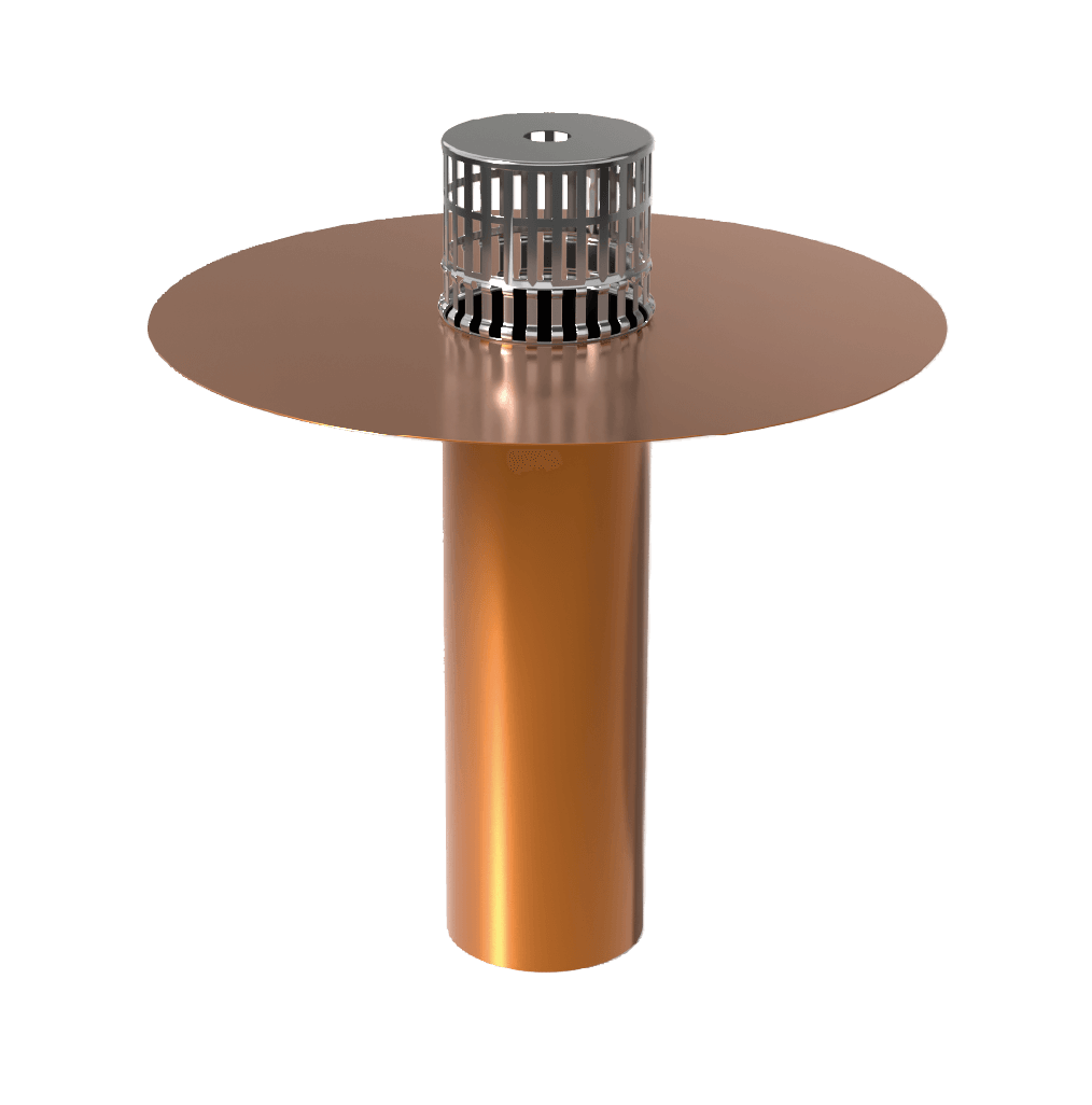 Roof drain C copper