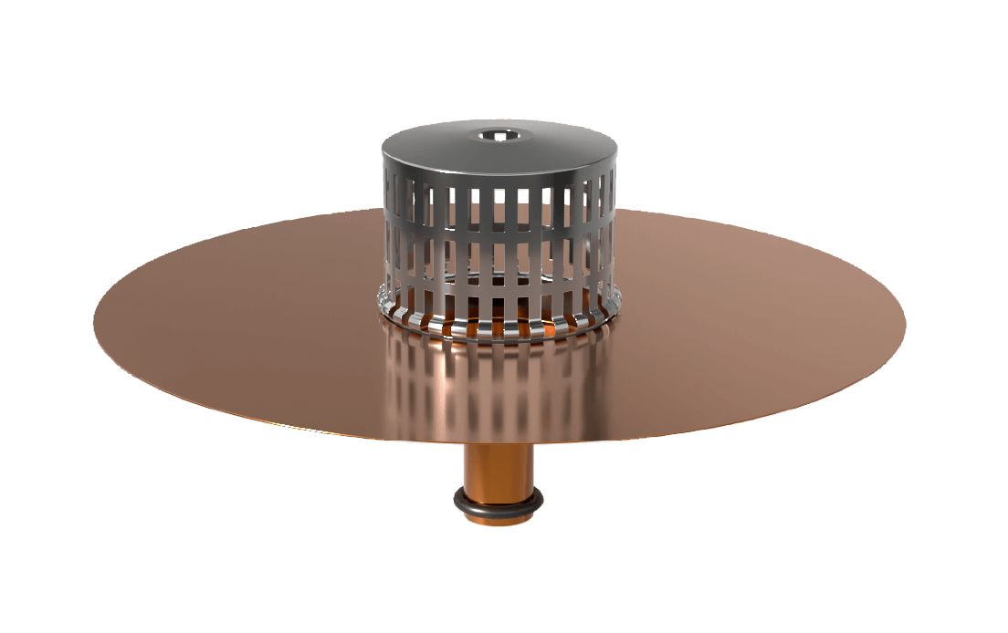 Renovation roof drain PK/B copper