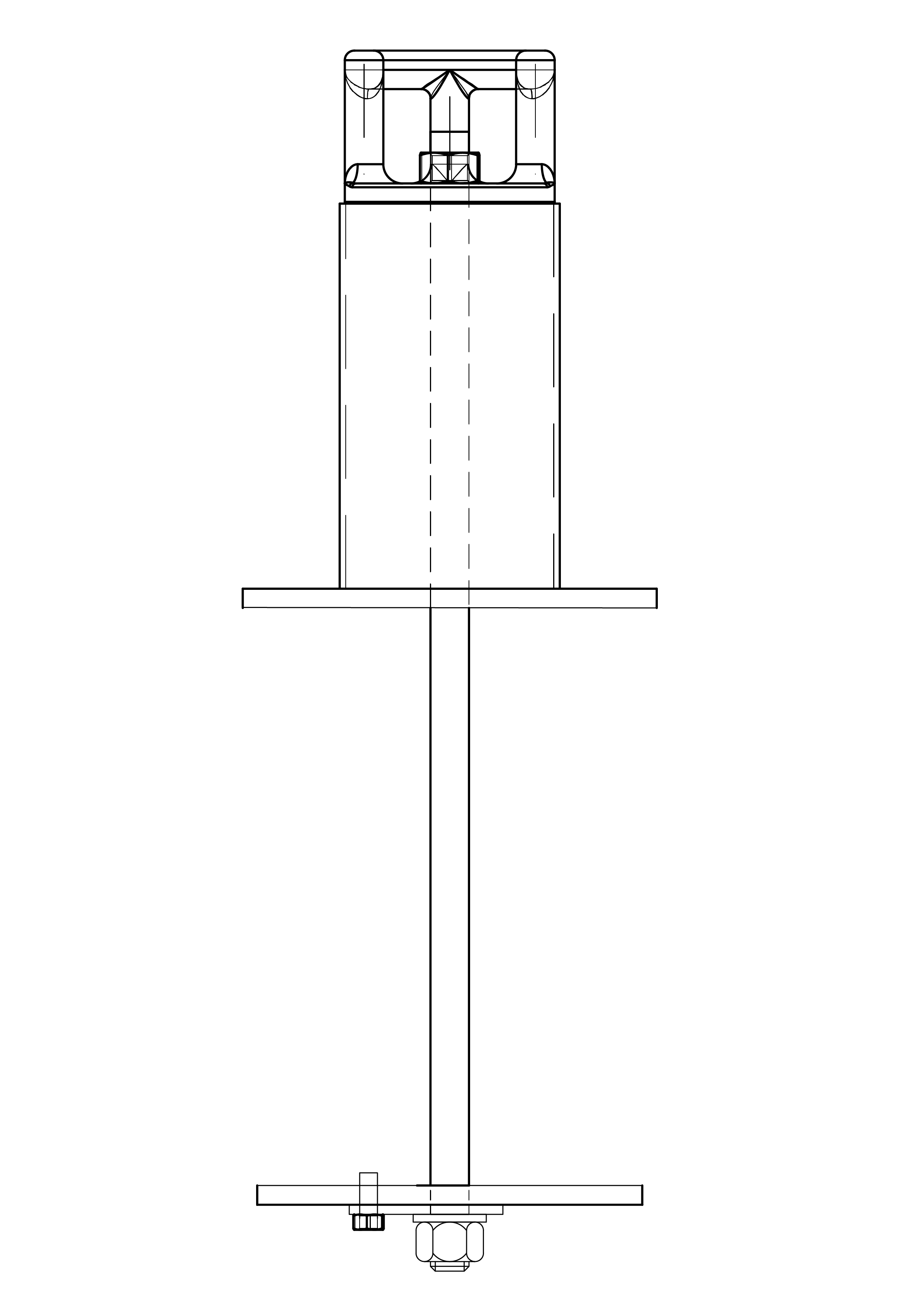 PITO trätakstolpe