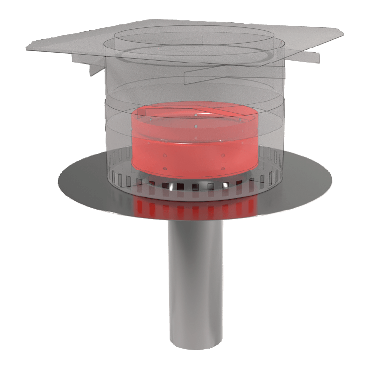 Peltitarvike liikennöidyn tason sihtirakenne 300_450x450 hiekankerääjällä + kaivo KK