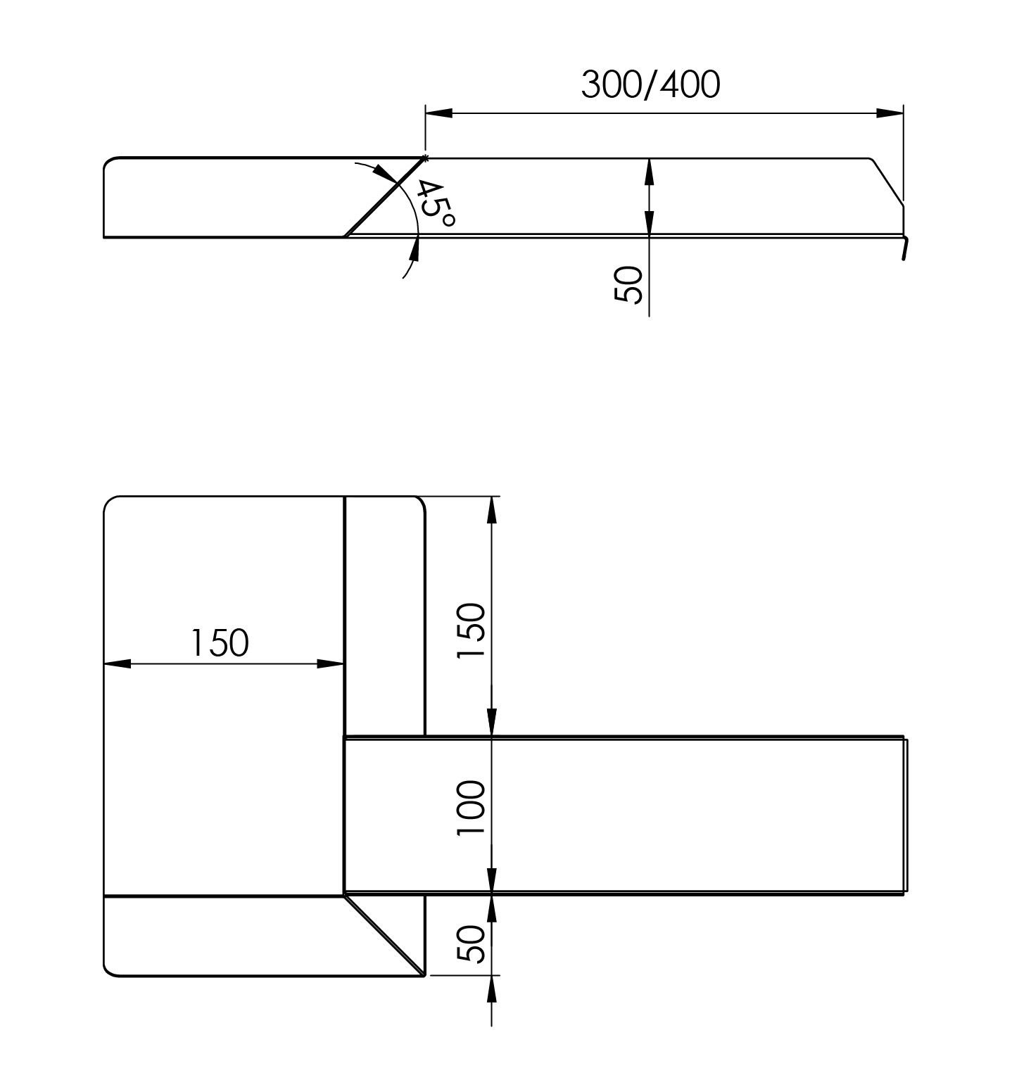 Sargutkastare höger