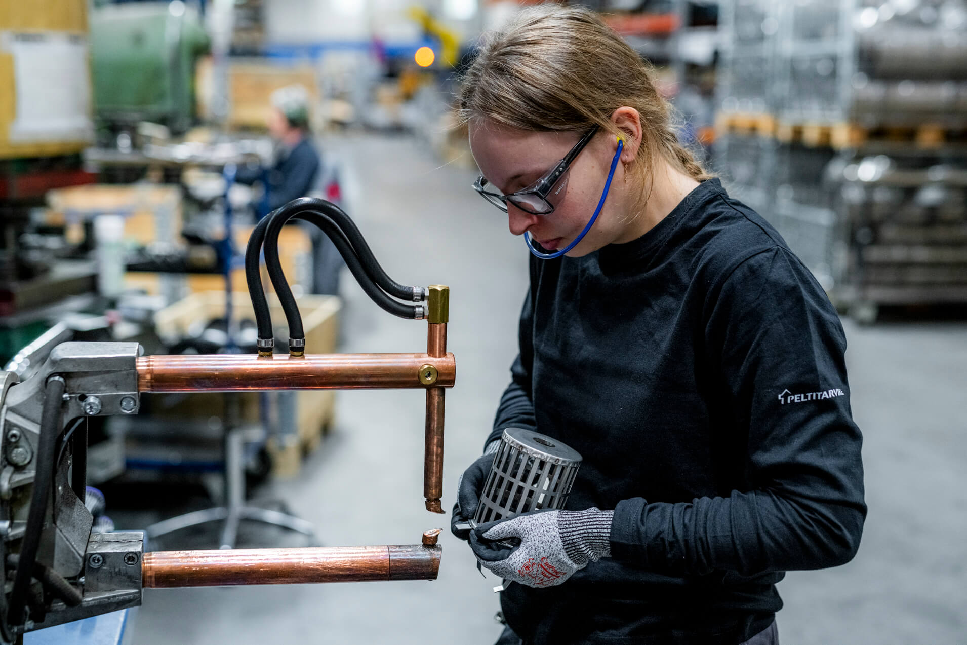 Peltitarvike produktion