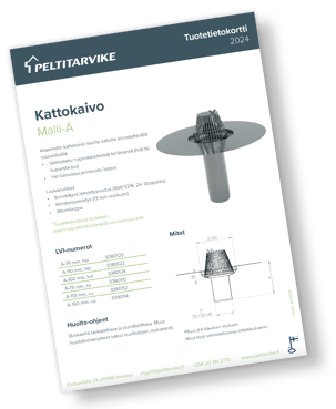 A-kaivo tuotetietokortti mockup
