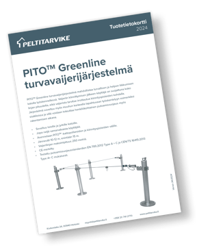 PITO Greenline tuotetietokortti mockup