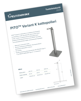 PITO Variant K tuotetietokortti mockup