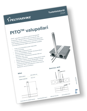 PITO valupollari tuotetietokortti mockup
