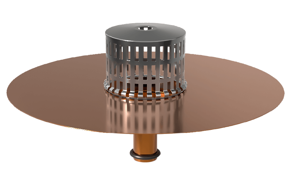 Renovation roof drain PK/B copper