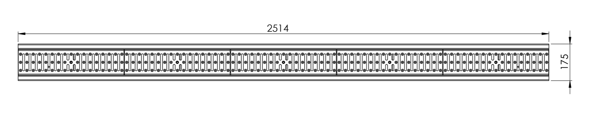 DryLine Modular 2500 mittakuva