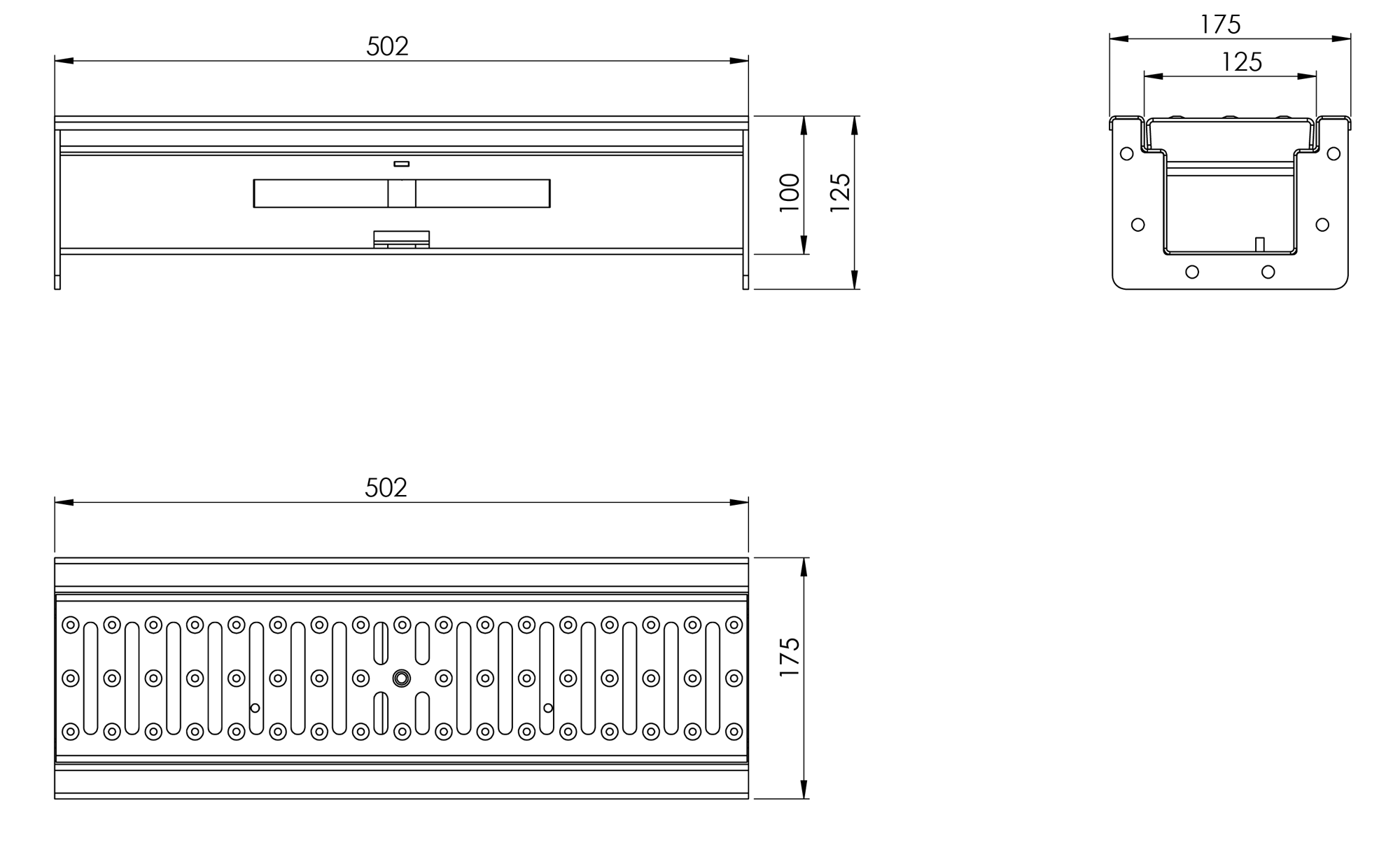 DryLine Modular 500 mittakuva