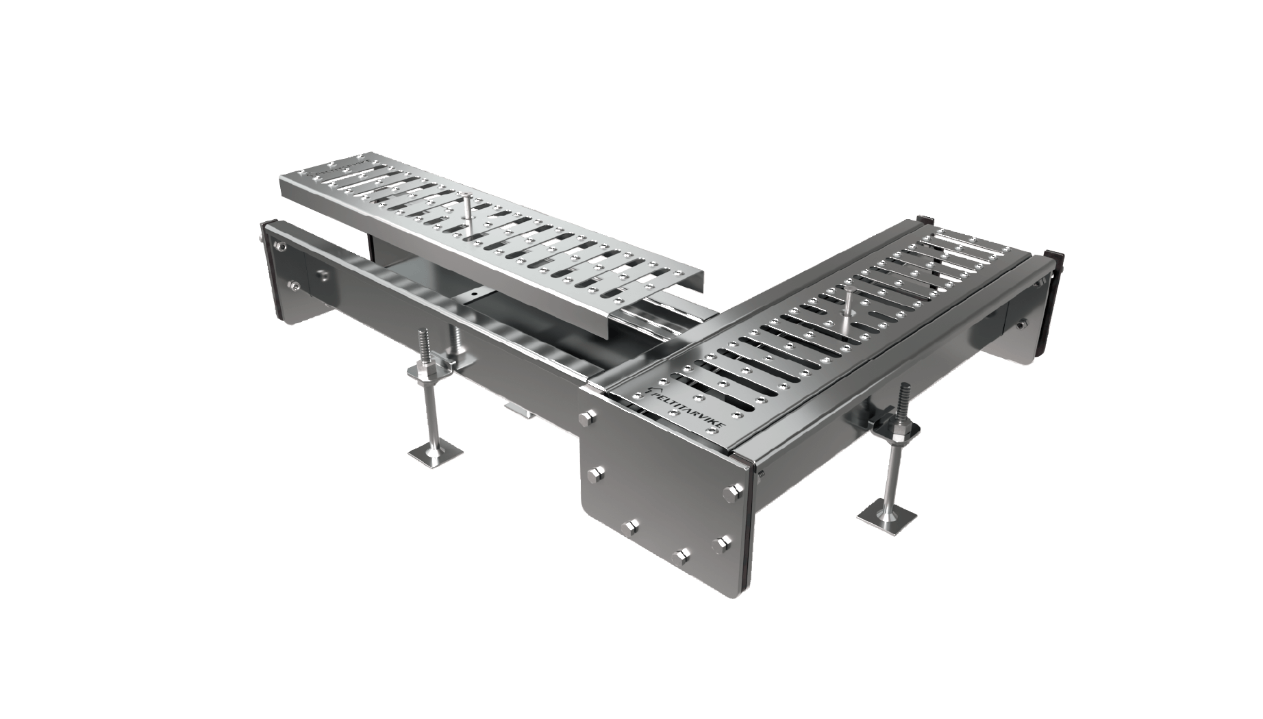 DryLine Modular channel drain 90° corner