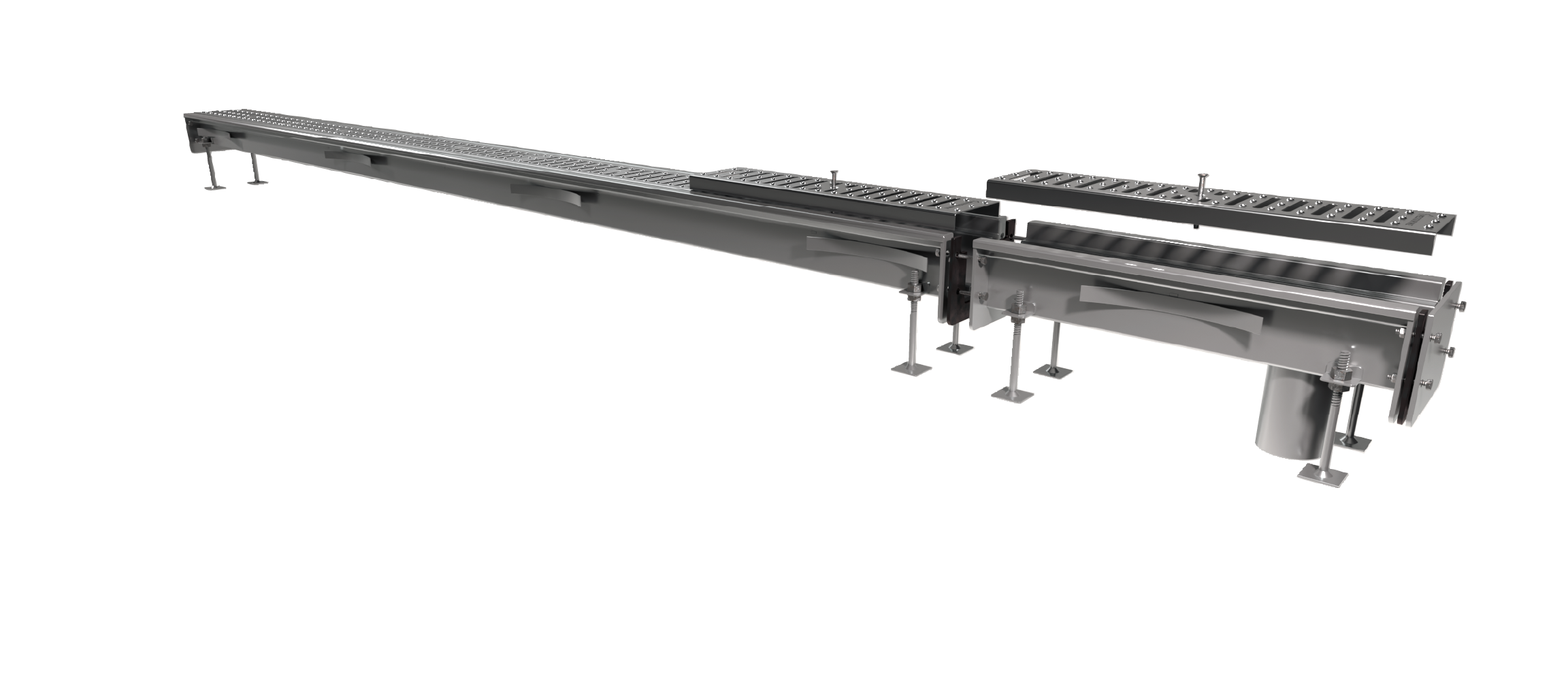 DryLine Modular linjakuivatuskouru + poistoputki