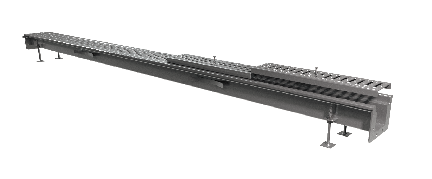 DryLine Modular linjakuivatuskouru sisäinen kaato 87-100