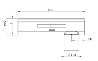 DryLine Modular bottom outlet dimensions
