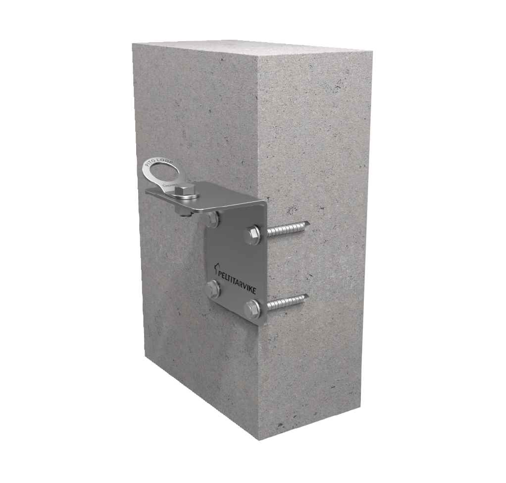 PITO Loop seinäkiinnityspiste L-kiinnike