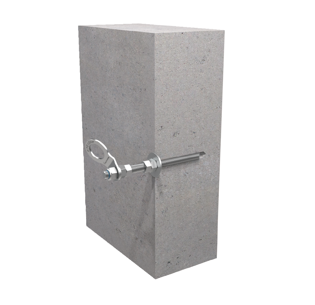 PITO Loop seinäkiinnityspiste kierretanko